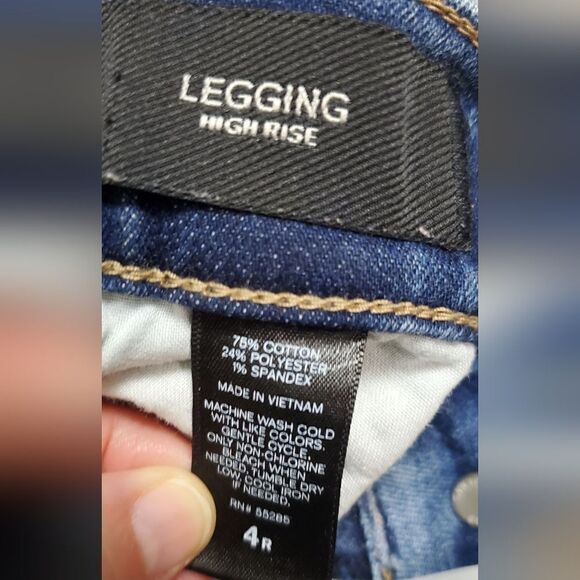 Express Marble High-Rise Jeggings - Picture 6 of 6